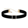 Joy Jewels Ras de cou Square Noir